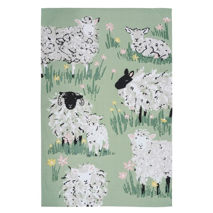 Woolly Sheep Tea Towel
