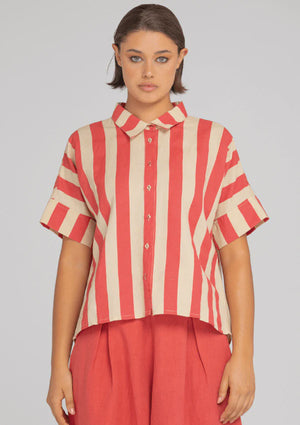 Mina Shirt - Kaia Stripe