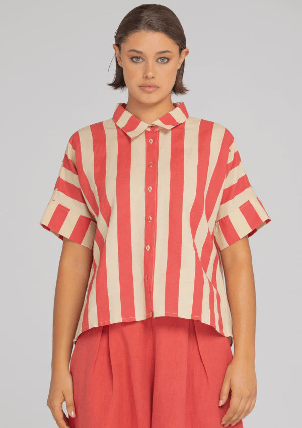 Mina Shirt - Kaia Stripe