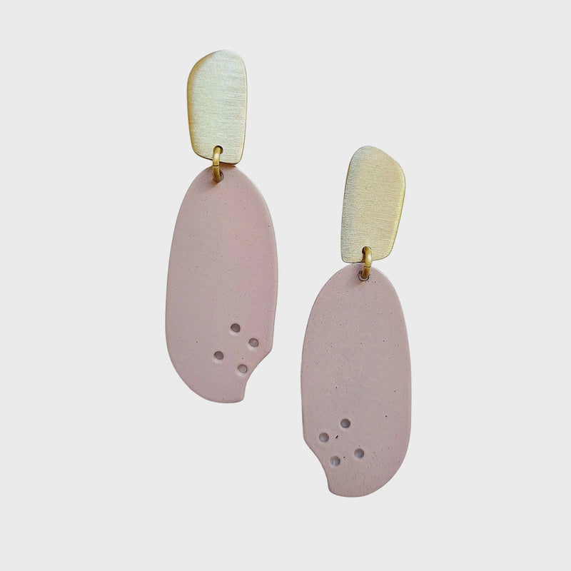 Capri Ceramic Earring Pink