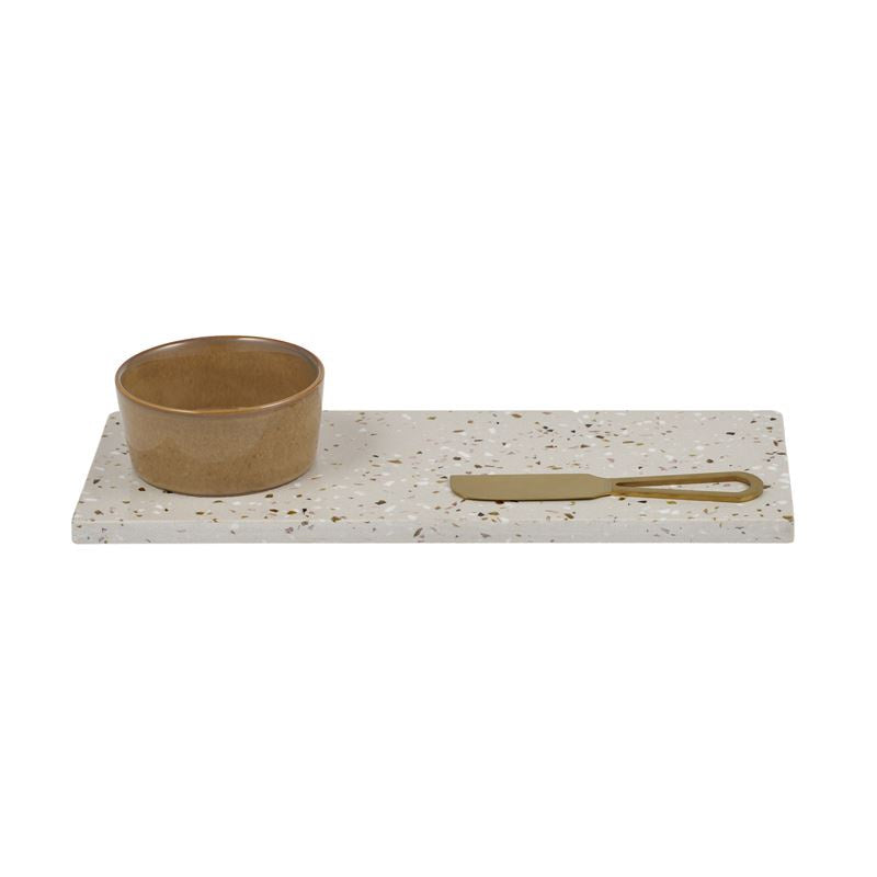 Antia 3pc Terrazzo/Ceramic Set