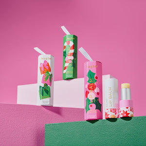Xmas Flowers Hanging Lip Balm
