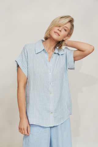 Sojourn Stripe Shirt Coast