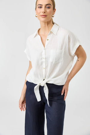 Studio Tie Shirt Salt/ONE SIZE