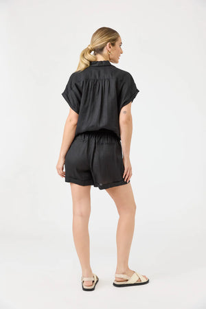 Studio Tie Shirt Ebony/ONE SIZE