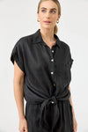 Studio Tie Shirt Ebony/ONE SIZE