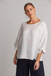 Studio Relaxed Top Salt/ONE SIZE