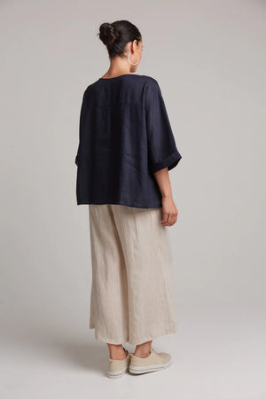 Studio Relaxed Top Navy/ONE SIZE