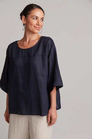 Studio Relaxed Top Navy/ONE SIZE