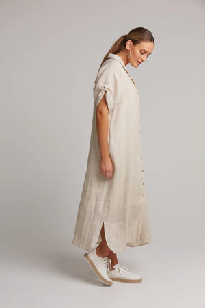 Studio Shirt Dress Tusk