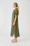 Studio Shirt Dress Khaki