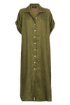 Studio Shirt Dress Khaki