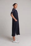 Studio Shirt Dress  Navy