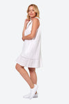 La Vie Tie Dress Blanc