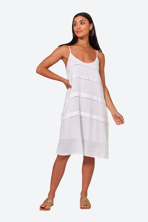 La Vie Tank Dress Blanc