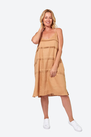 La Vie Tank Dress Caramel