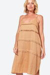 La Vie Tank Dress Caramel