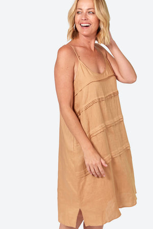 La Vie Tank Dress Caramel