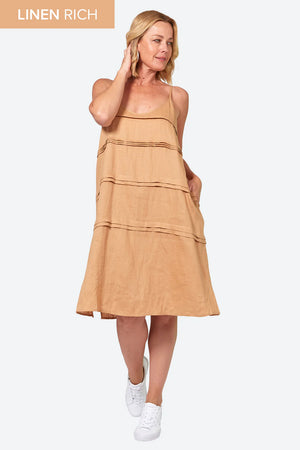 La Vie Tank Dress Caramel