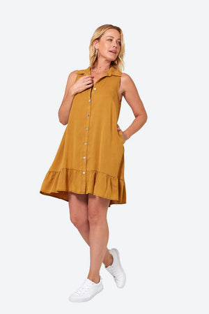 Elan Sleeveless Dress Honey