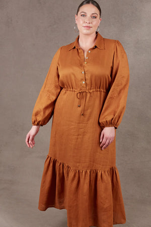 Nama Shirt Dress / Ochre