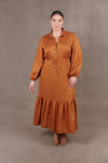 Nama Shirt Dress / Ochre