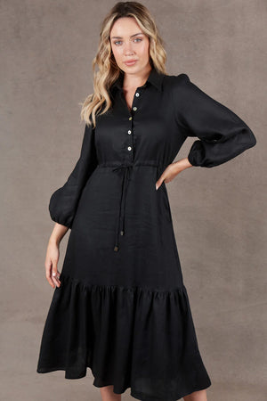 Nama Shirt Dress / Ebony