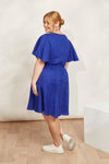 Halcyon Tie Dress Cobalt