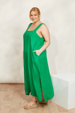 Halcyon Tank Dress Emerald