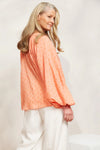 Zephyr Blouse Papaya