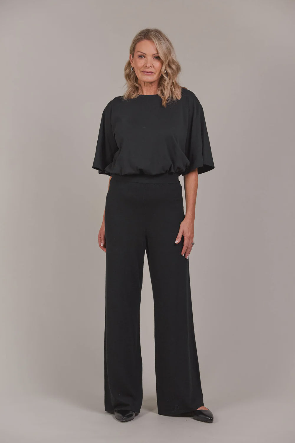 Palmer Knit Pant Black