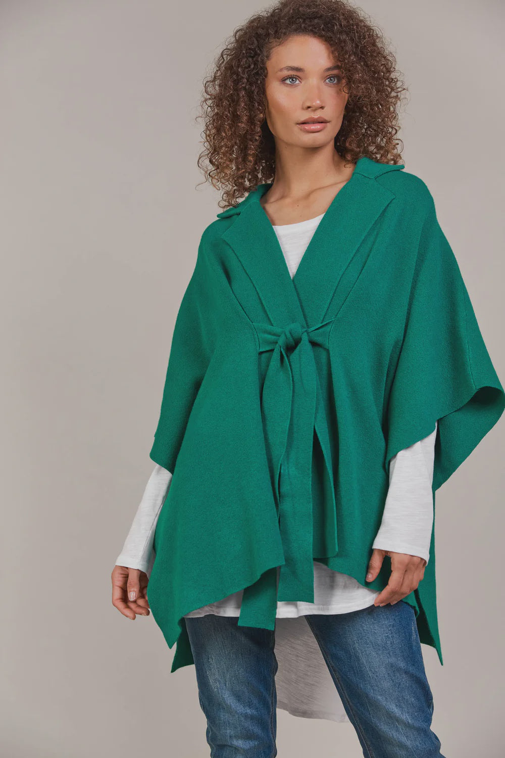 Palmer Knit Cape/ONE SIZE