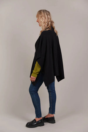 Palmer Knit Cape/ONE SIZE