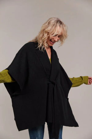 Palmer Knit Cape/ONE SIZE