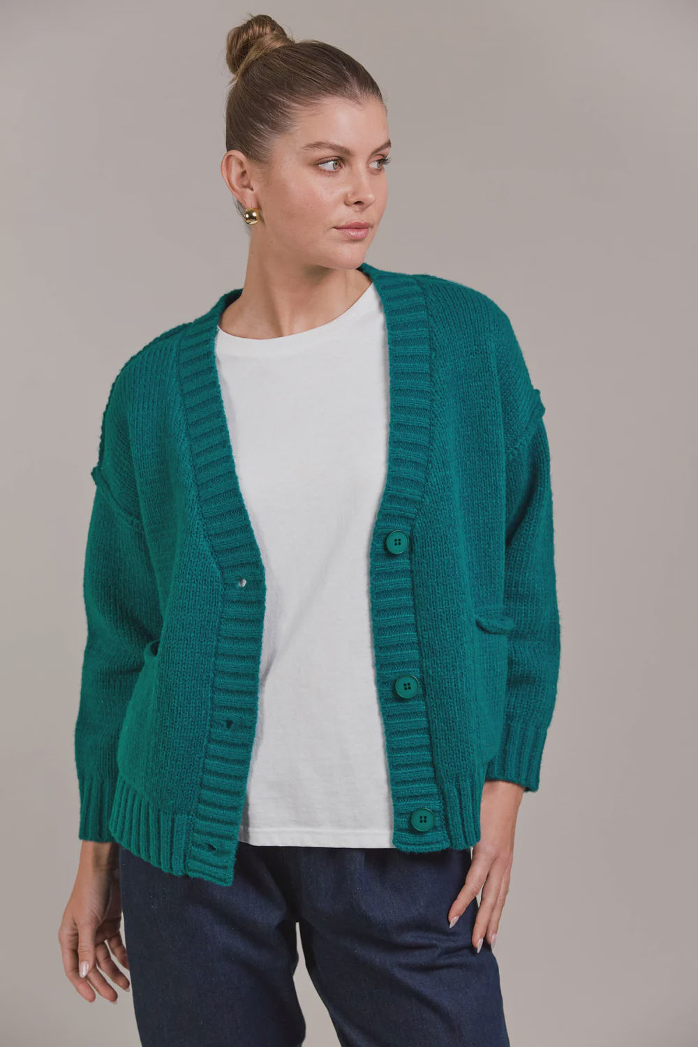 Katana Cardigan Teal