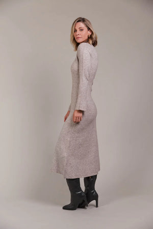 Merano Knit Dress Flax