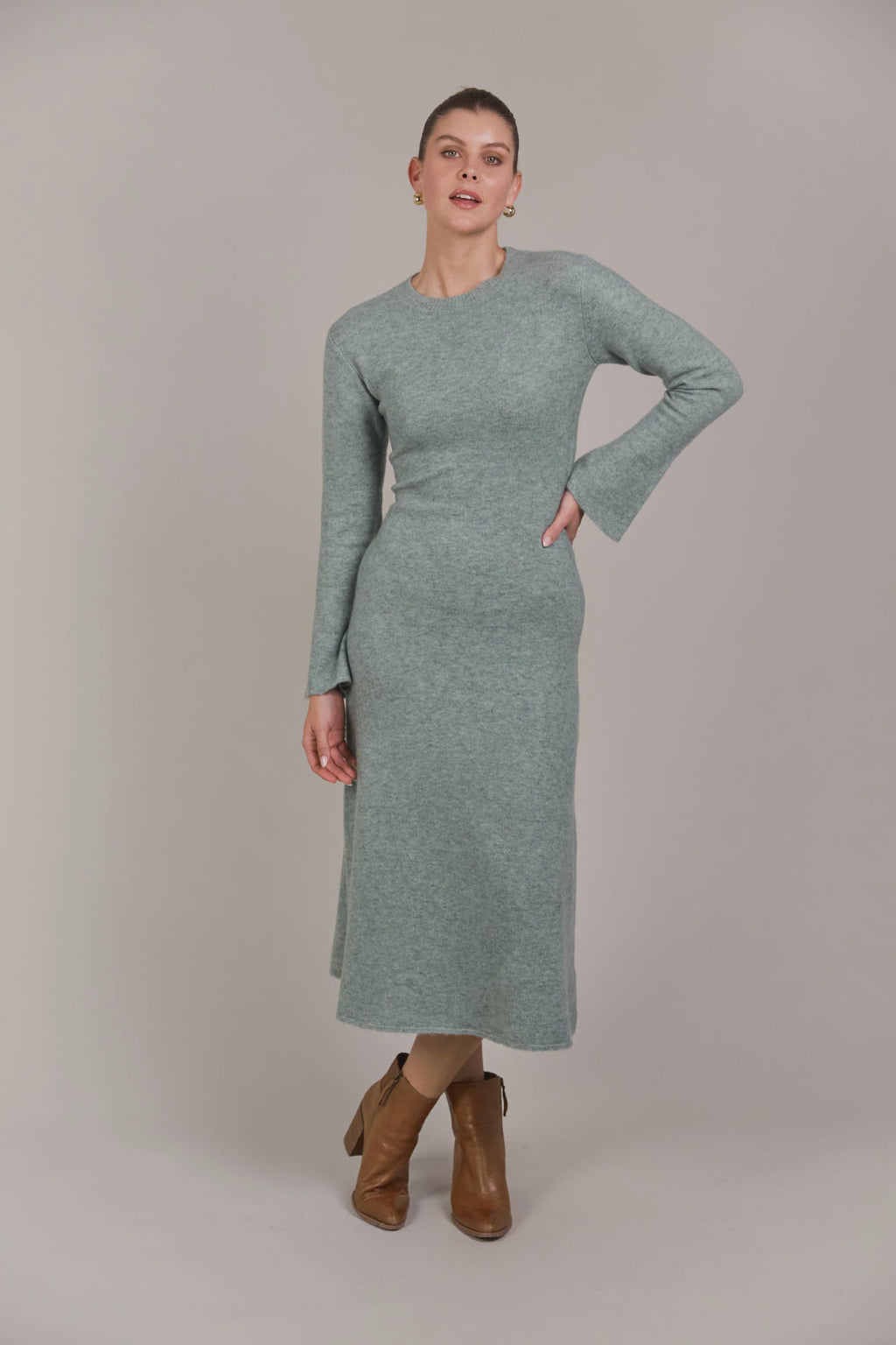 Merano Knit Dress Jasper