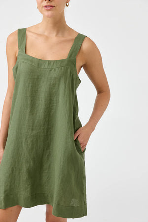 Studio Short Tank Dress / Olive