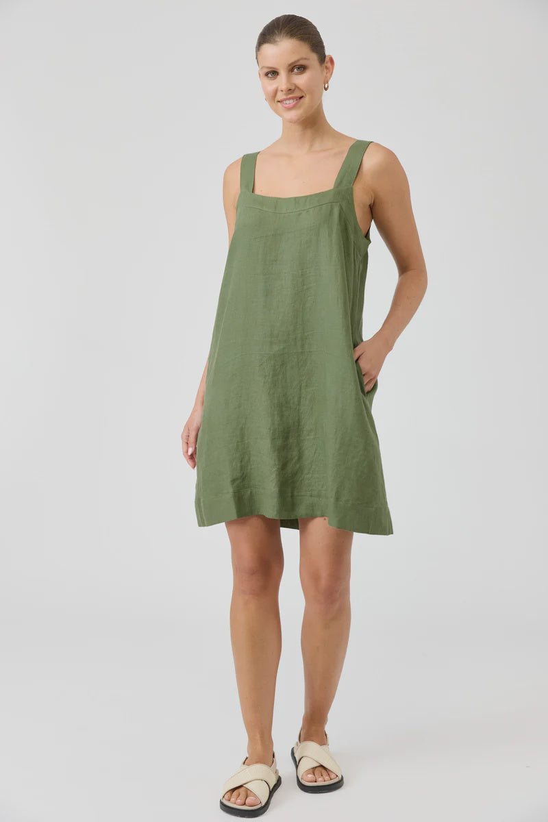 Studio Short Tank Dress / Olive