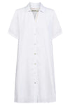 Studio Short Shirt Dress / White