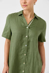 Studio Short Shirt Dress / Olive