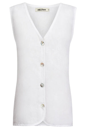 Miramar Vest / White