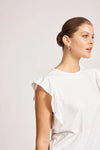 Francia Frill Tank White