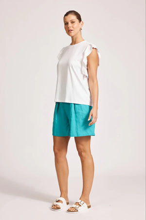 Francia Frill Tank White