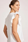 Francia Frill Tank White