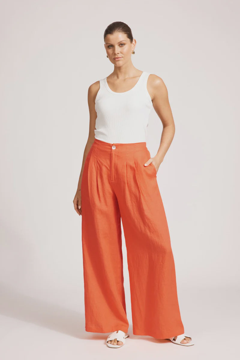 Miramar Palazzo Pant / Coral
