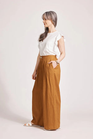 Miramar Palazzo Pant / Caramel