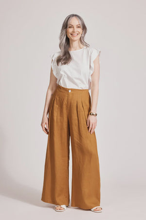 Miramar Palazzo Pant / Caramel