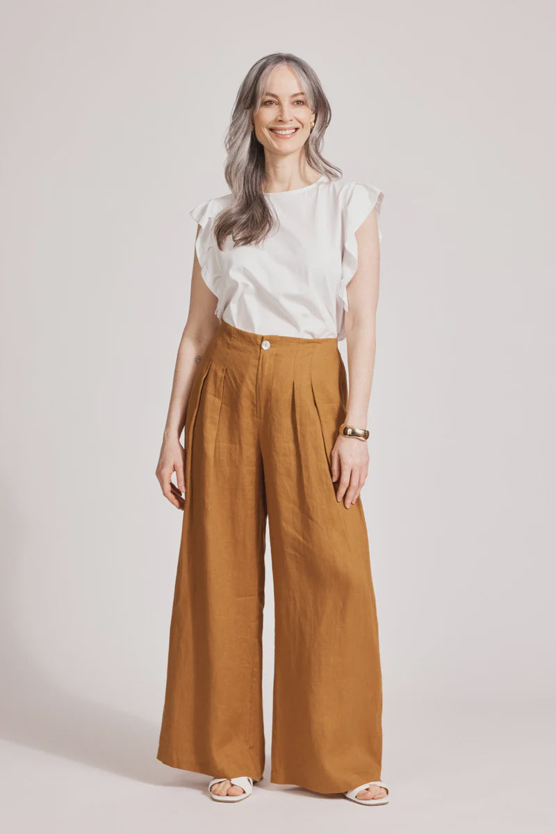 Miramar Palazzo Pant / Caramel