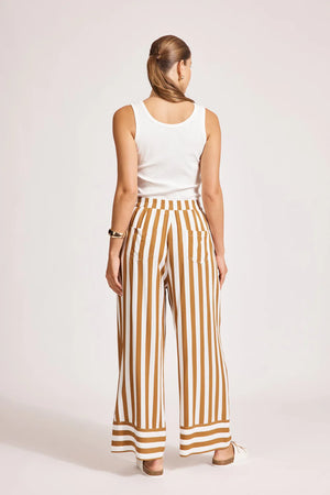 Treville Stripe Pant Caramel